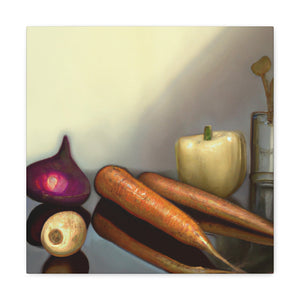 Vegetables in Oil Painting - Canvas