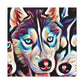 Siberian Husky Majesty - Canvas