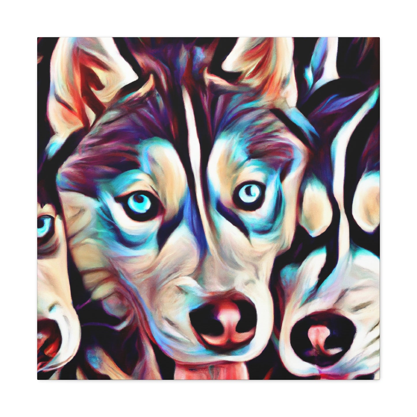 Siberian Husky Majesty - Canvas