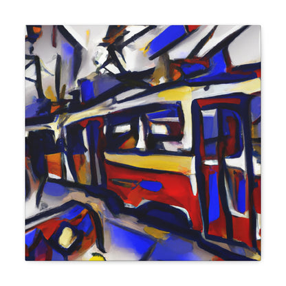 Tram in Abstraction - Canvas