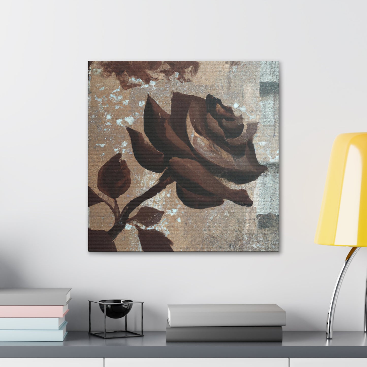 Rose in Bloom Peaceful - Canvas