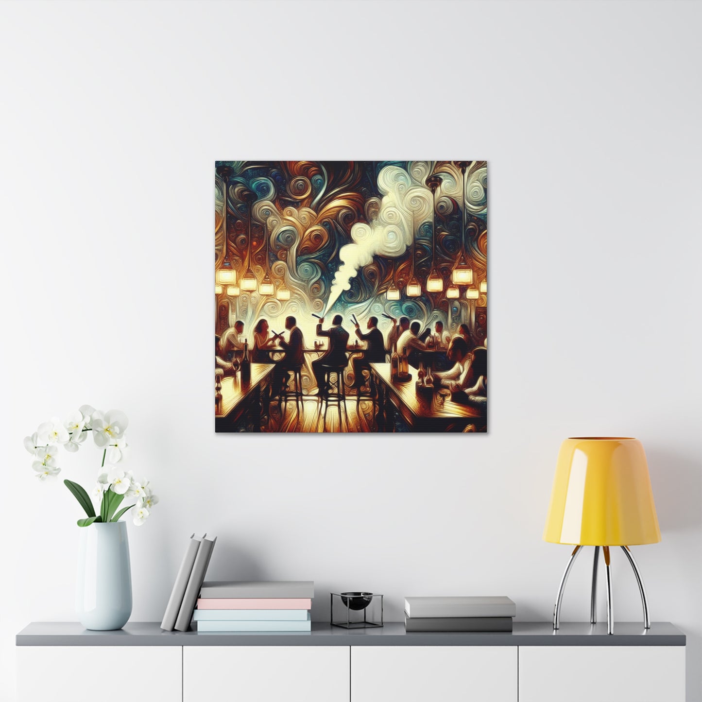 Smoky Jazz Vibes - Canvas