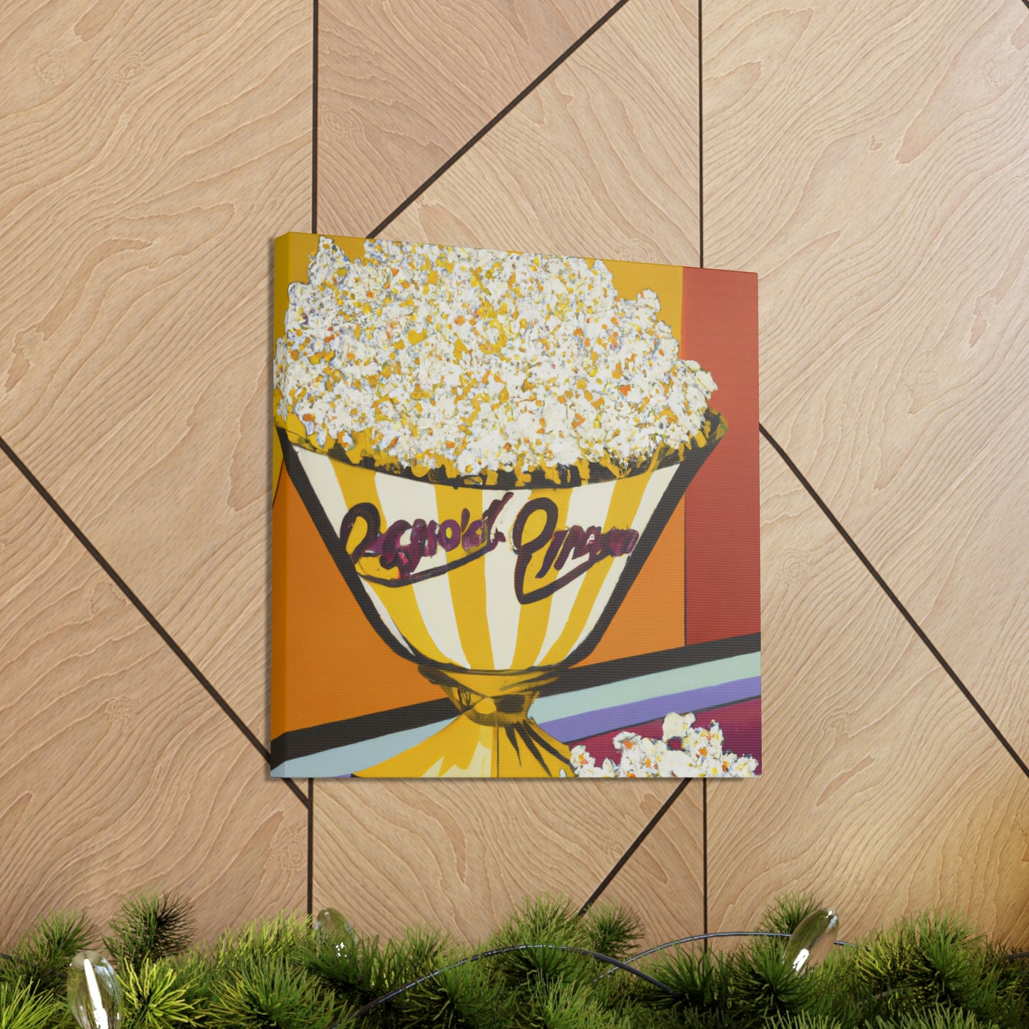 "Popcorn Art Deco Dream" - Canvas