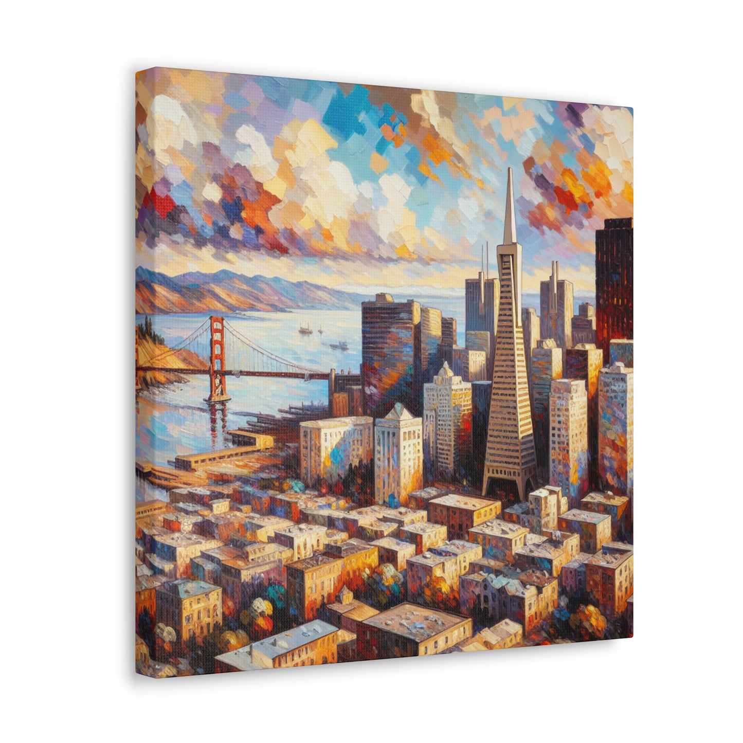 "Vibrant San Francisco Harmony" - Canvas