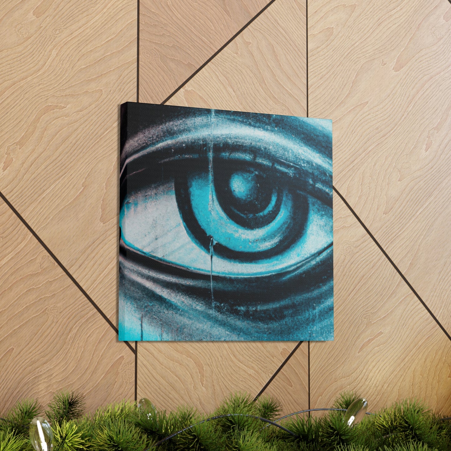 Gilded Urban Canvases - Canvas