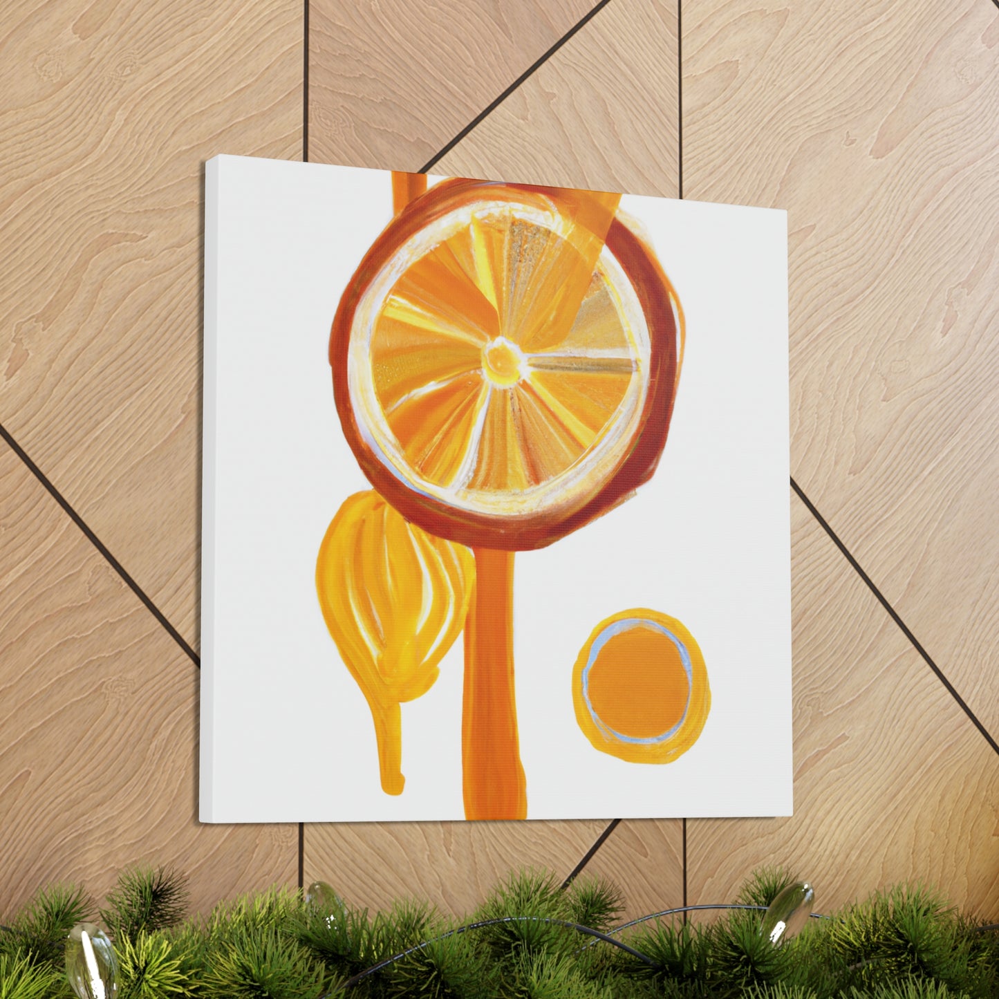 "Orange Glows Ablaze" - Canvas