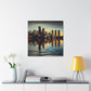 "Cityscape Serenade: Boston" - Canvas