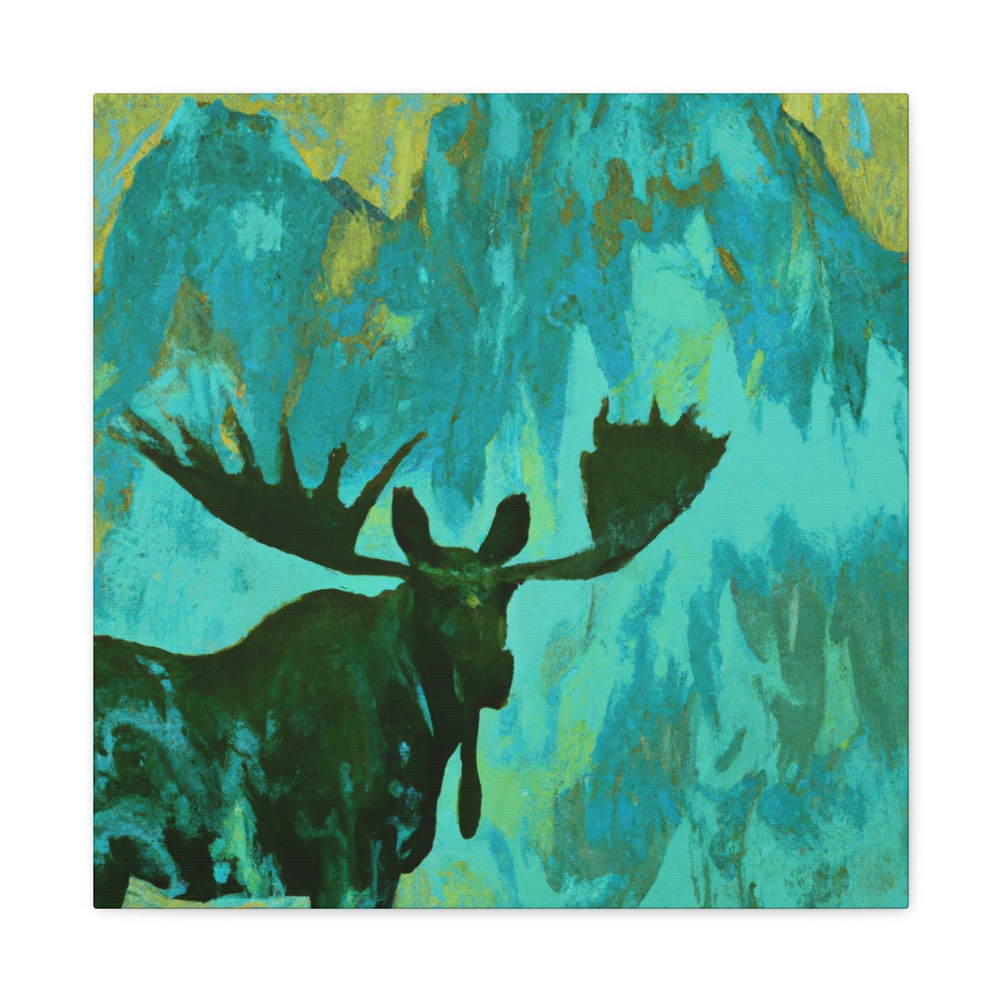 Moose in Expressionism - Canvas