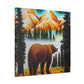 Beneath the Brown Bear - Canvas