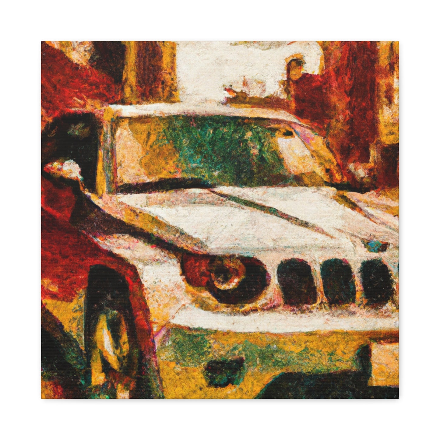 "Cars in Motion Painting" - Canvas