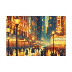 Enchanted Streets of Drama - Canvas