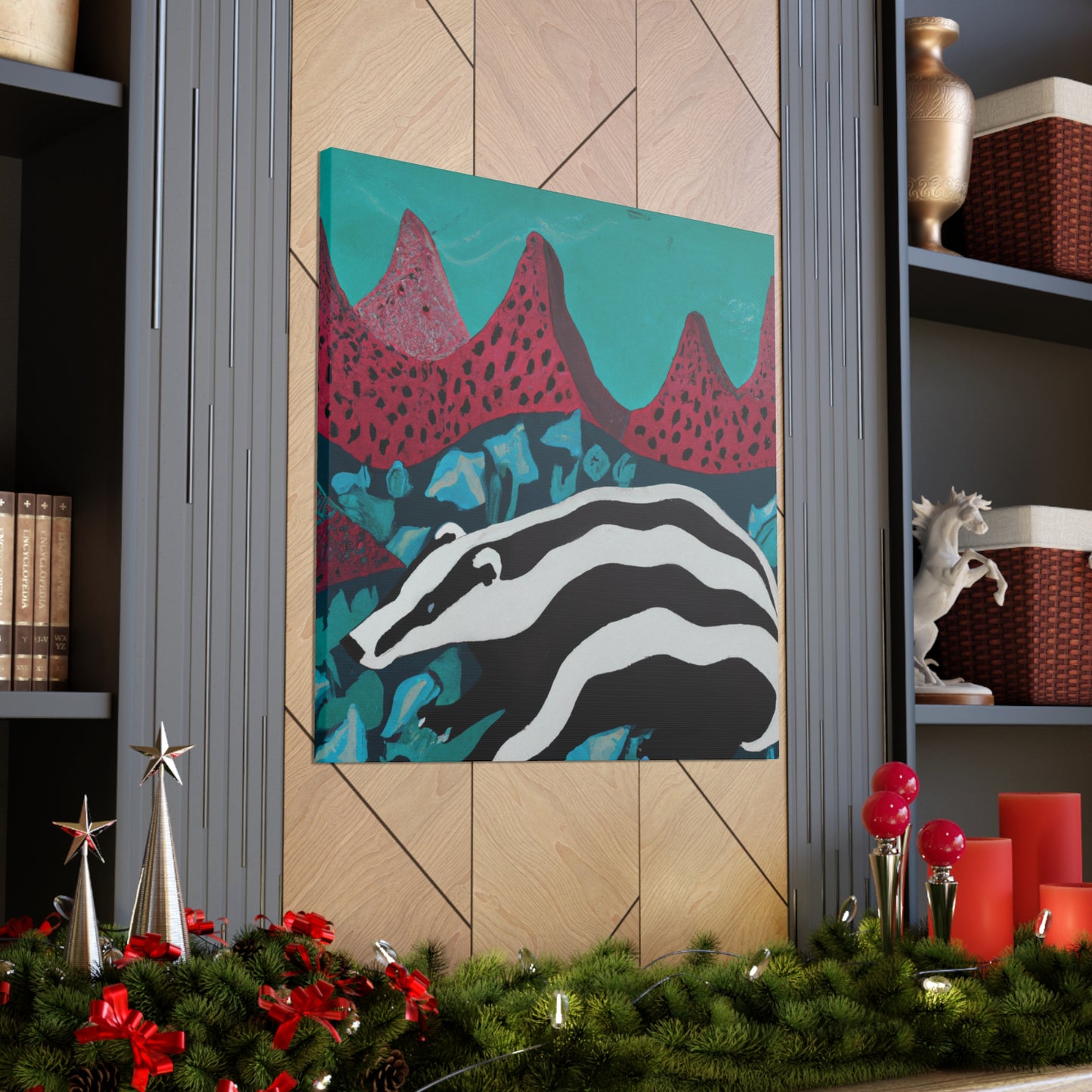 Badger By The Bay - Canvas