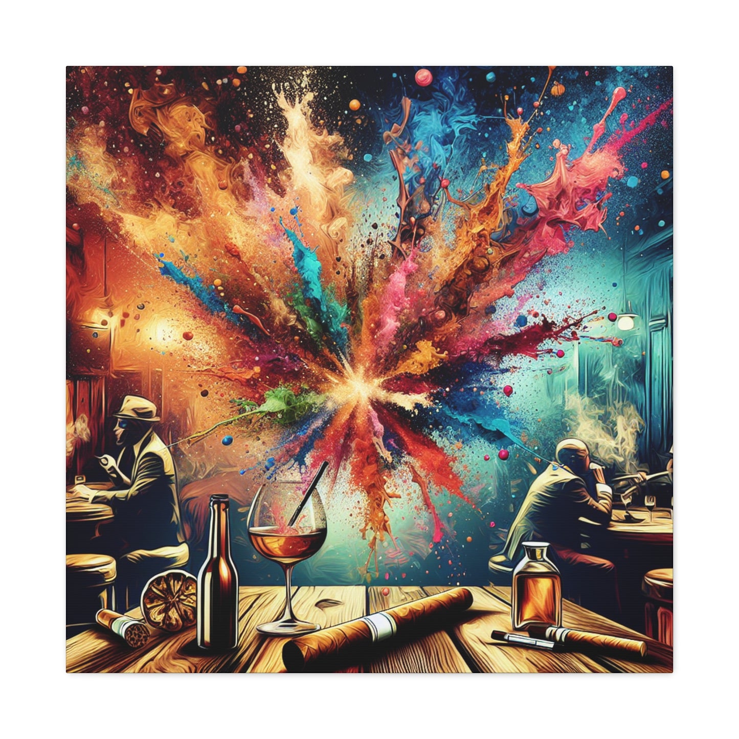 Lively Lounge Lights - Canvas