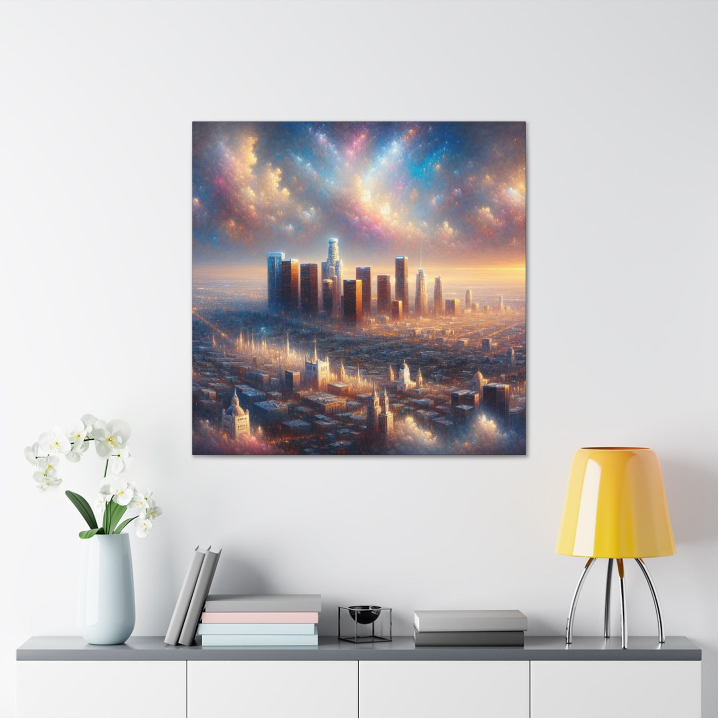 "City of Angels Resplendent" - Canvas