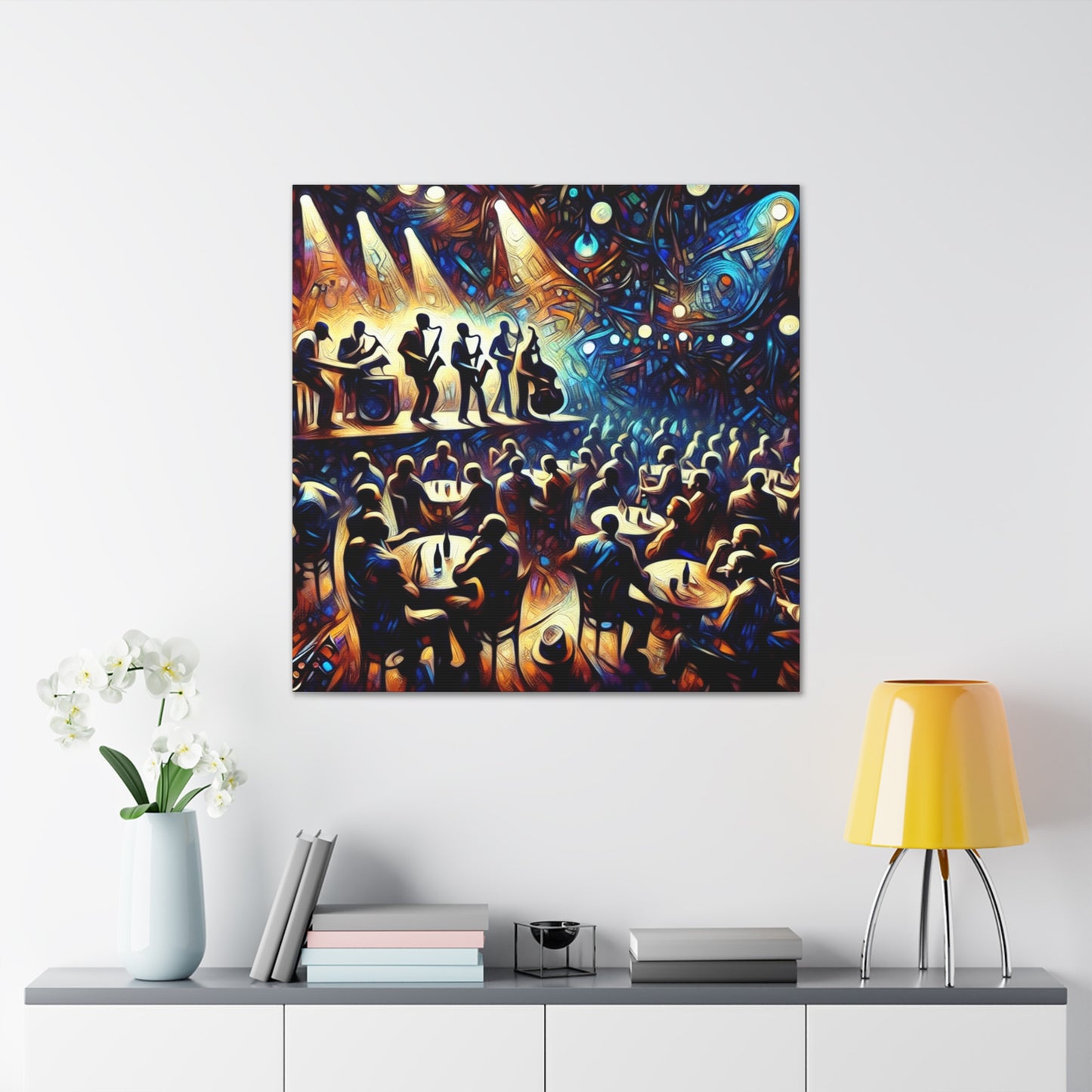 "Midnight Melodies Unleashed" - Canvas