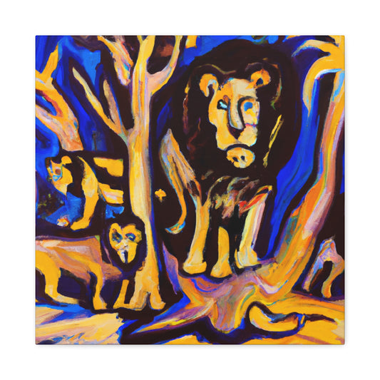 Regal Lion Dreamscape - Canvas