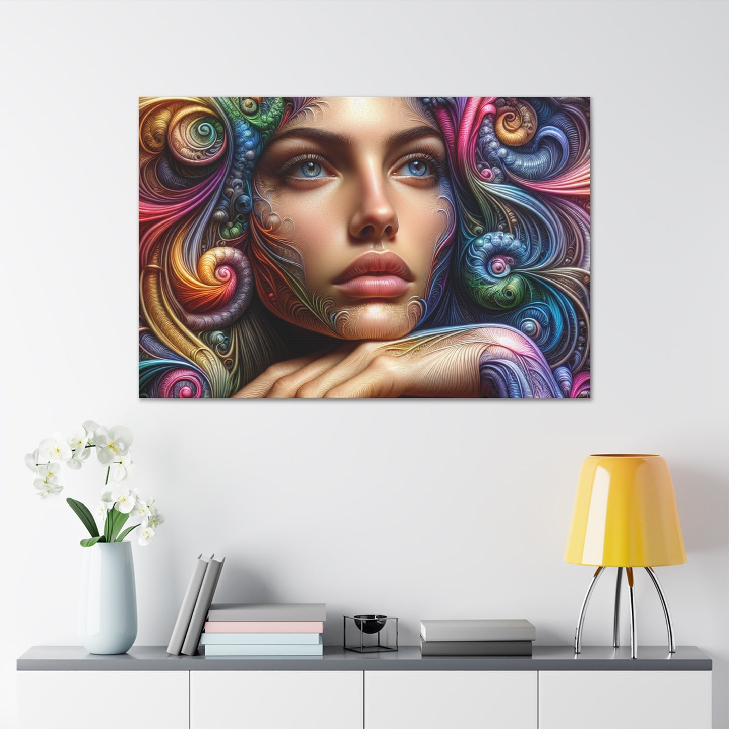 "Visions Enlivened: Time's Reverie" - Canvas