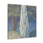 Cypress Among the Clouds - Canvas