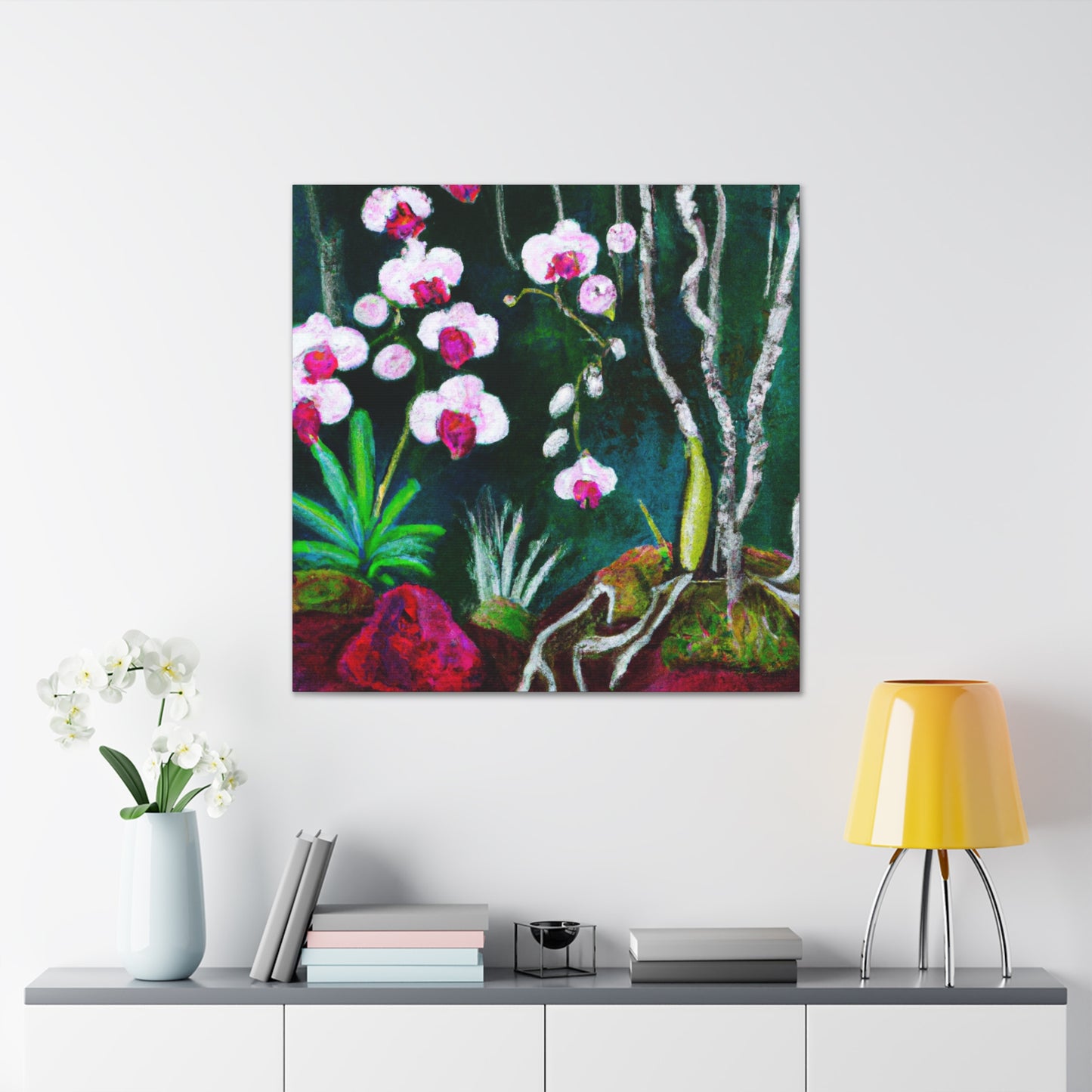 "Orchid's Surreal Dream" - Canvas