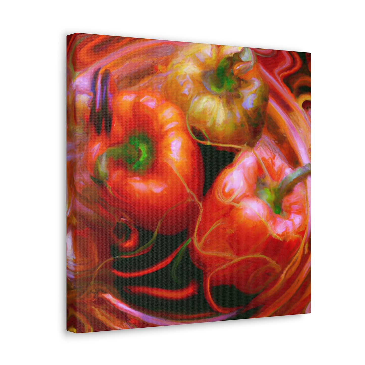 "Peppers in Steampunk Gear" - Canvas