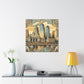 "Enchanting Prairie Metropolis" - Canvas