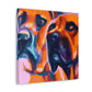 Ridgeback in Expressionism - Canvas