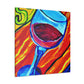 "Glorious Wine Glass Beauty" - Canvas