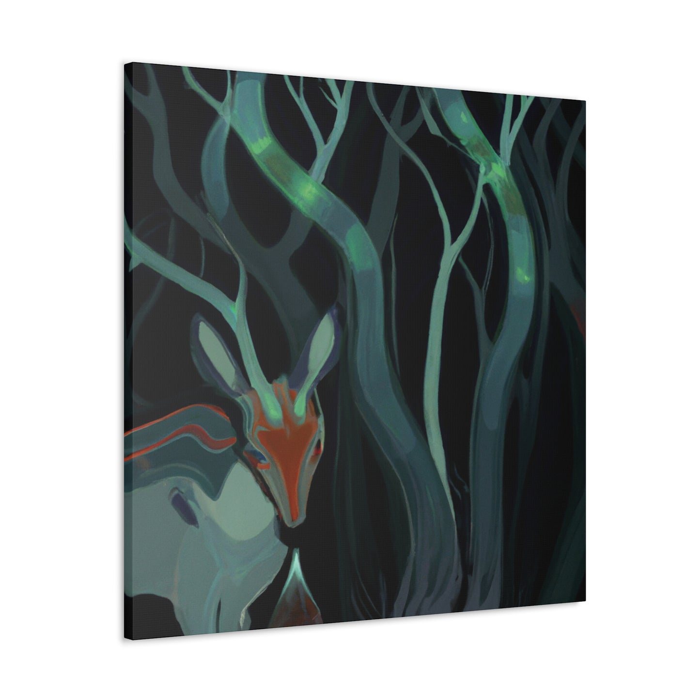 Antelope in Art Nouveau - Canvas