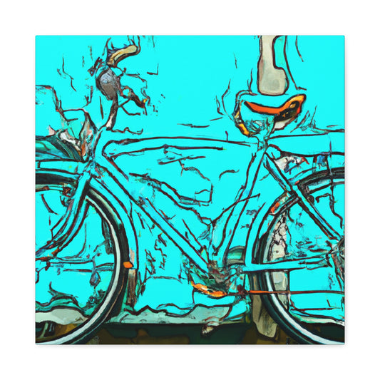 "Bicycle Through Nature's Beauty" - Canvas