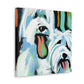 Old English Sheepdog Dance - Canvas