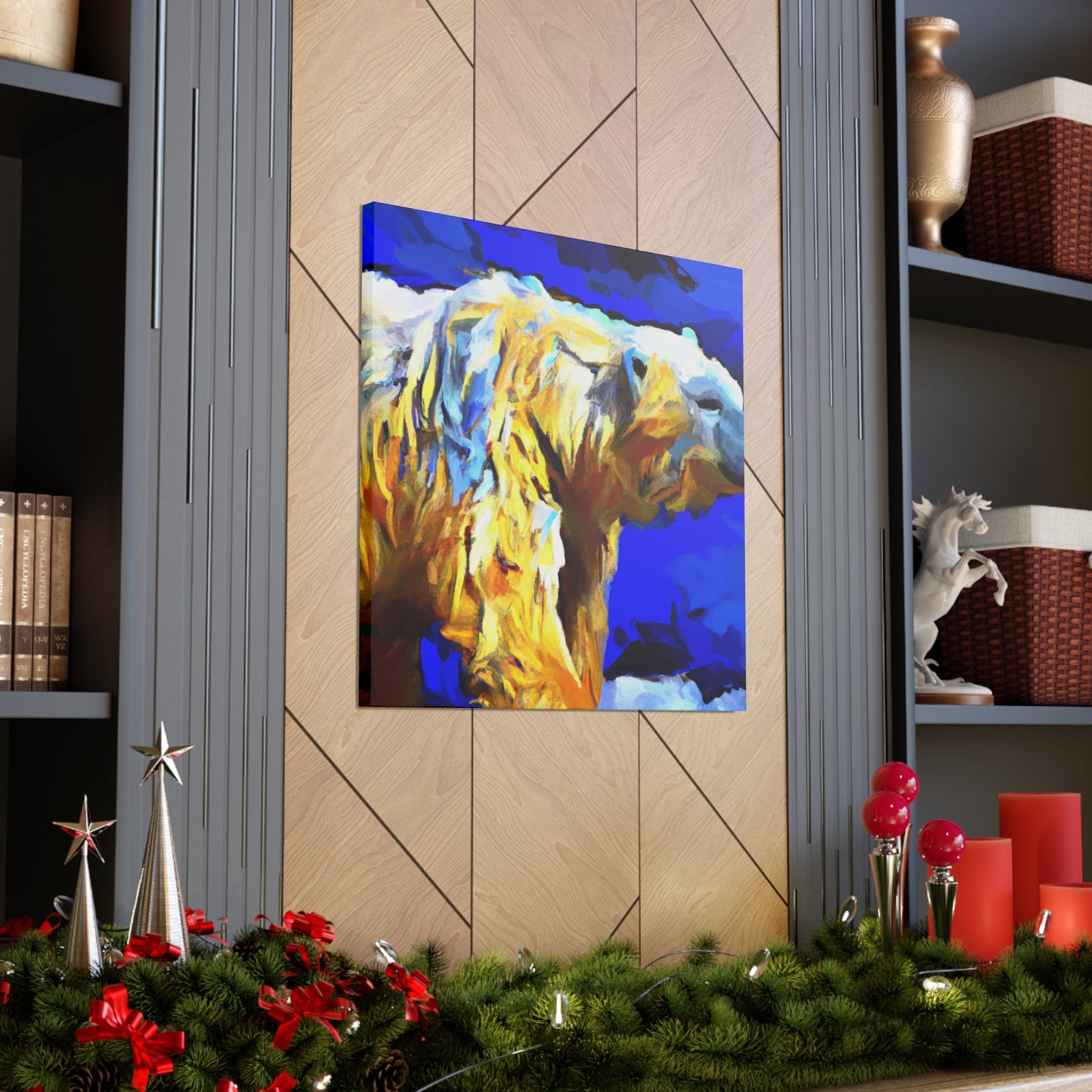 Polar Bear in Hues - Canvas