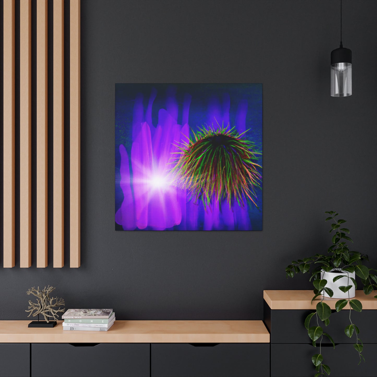 "Sea Urchin Fanfare" - Canvas