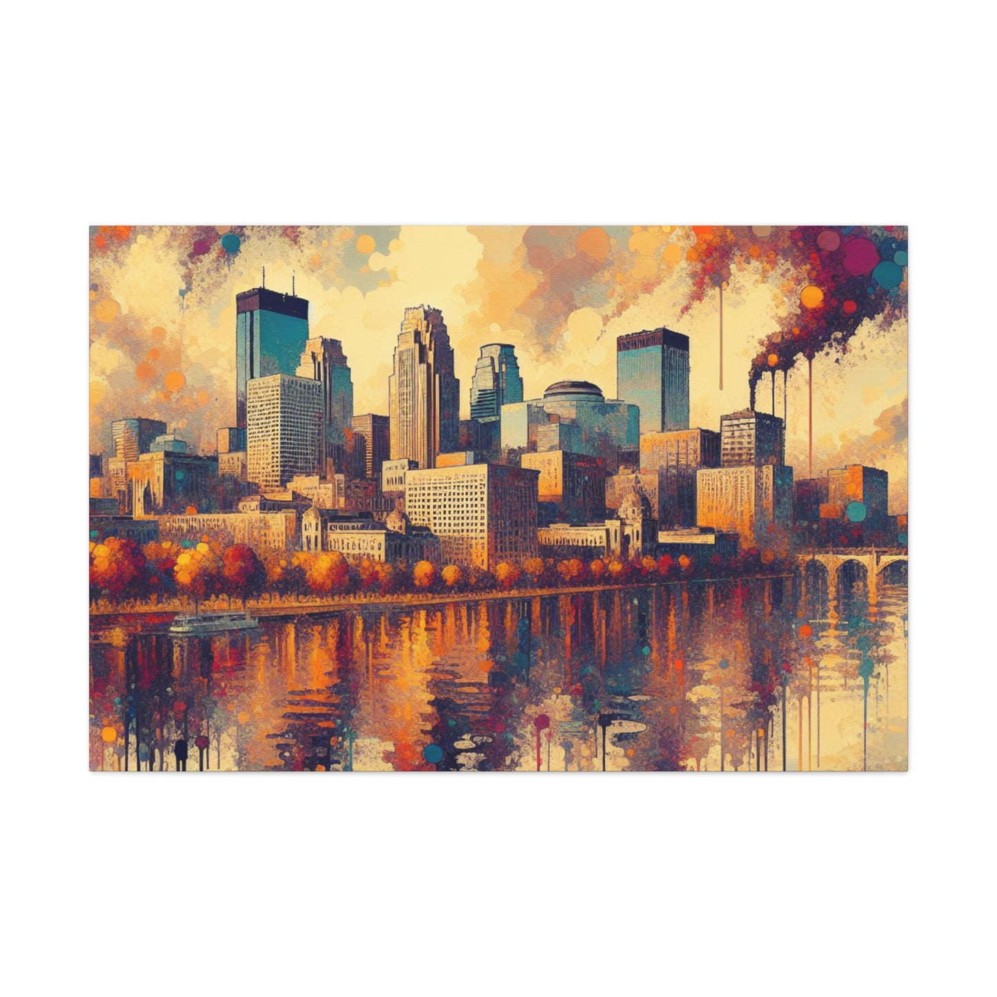 "Enchanting Minneapolis Serenade" - Canvas