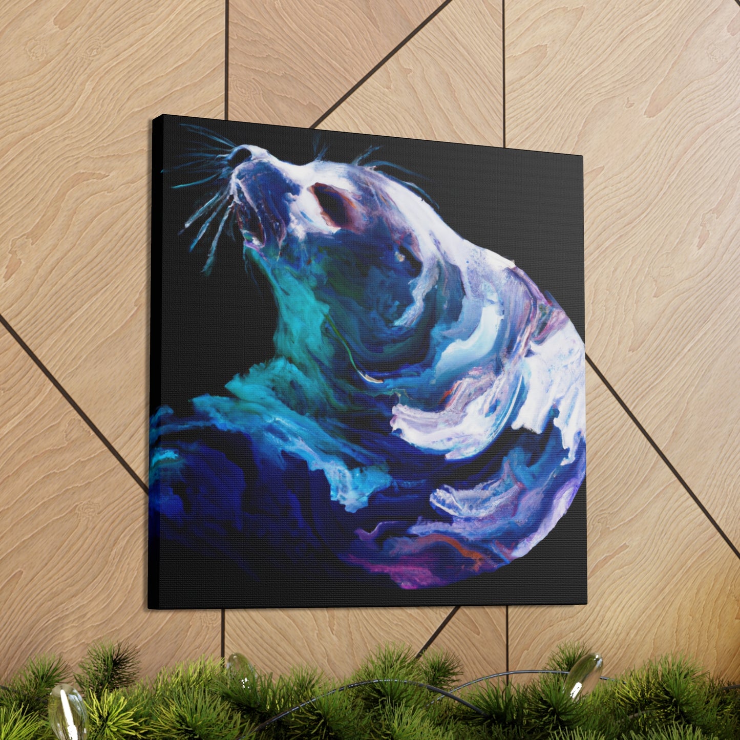 "Harp Seal Splendor" - Canvas