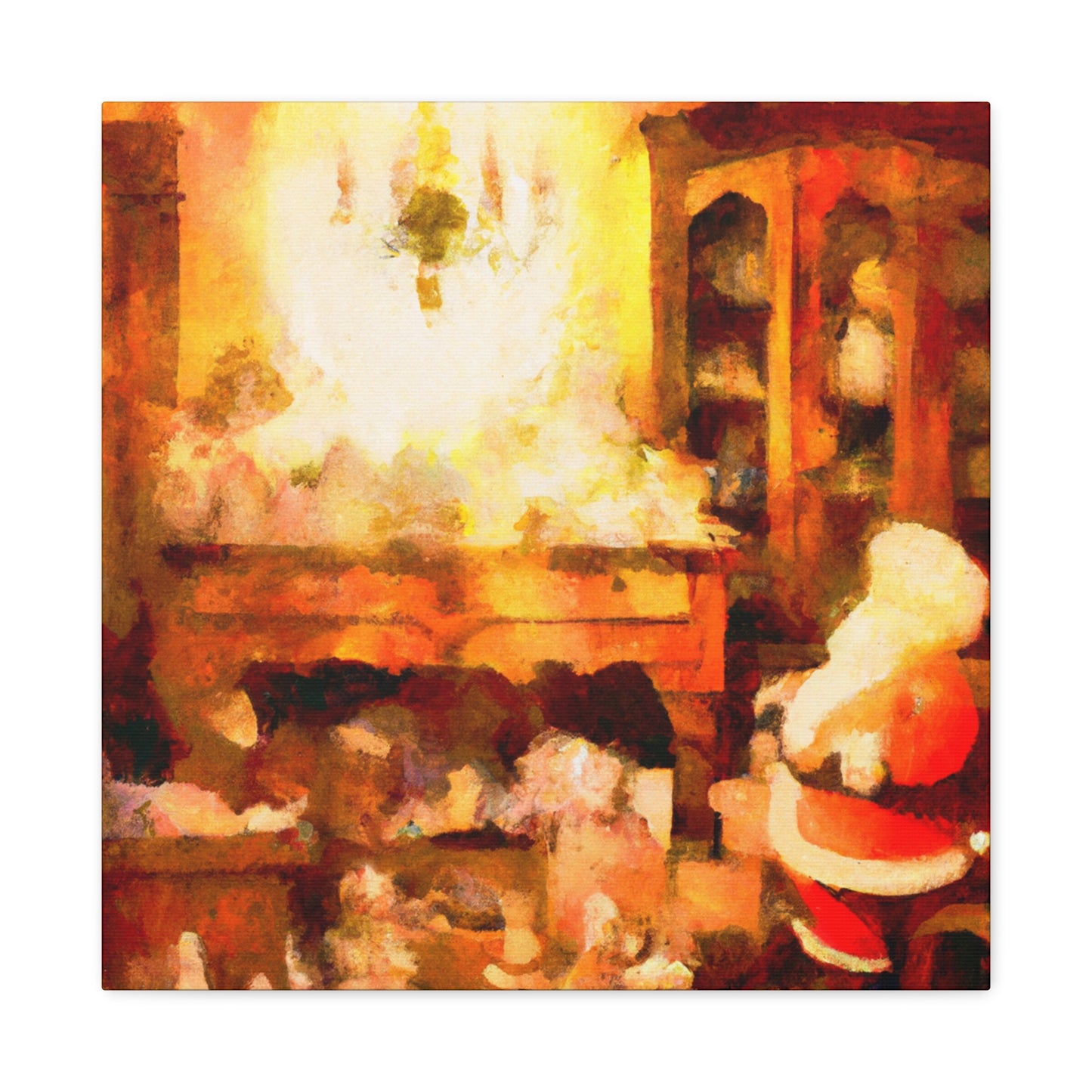 Santa's Holiday Workshop - Canvas