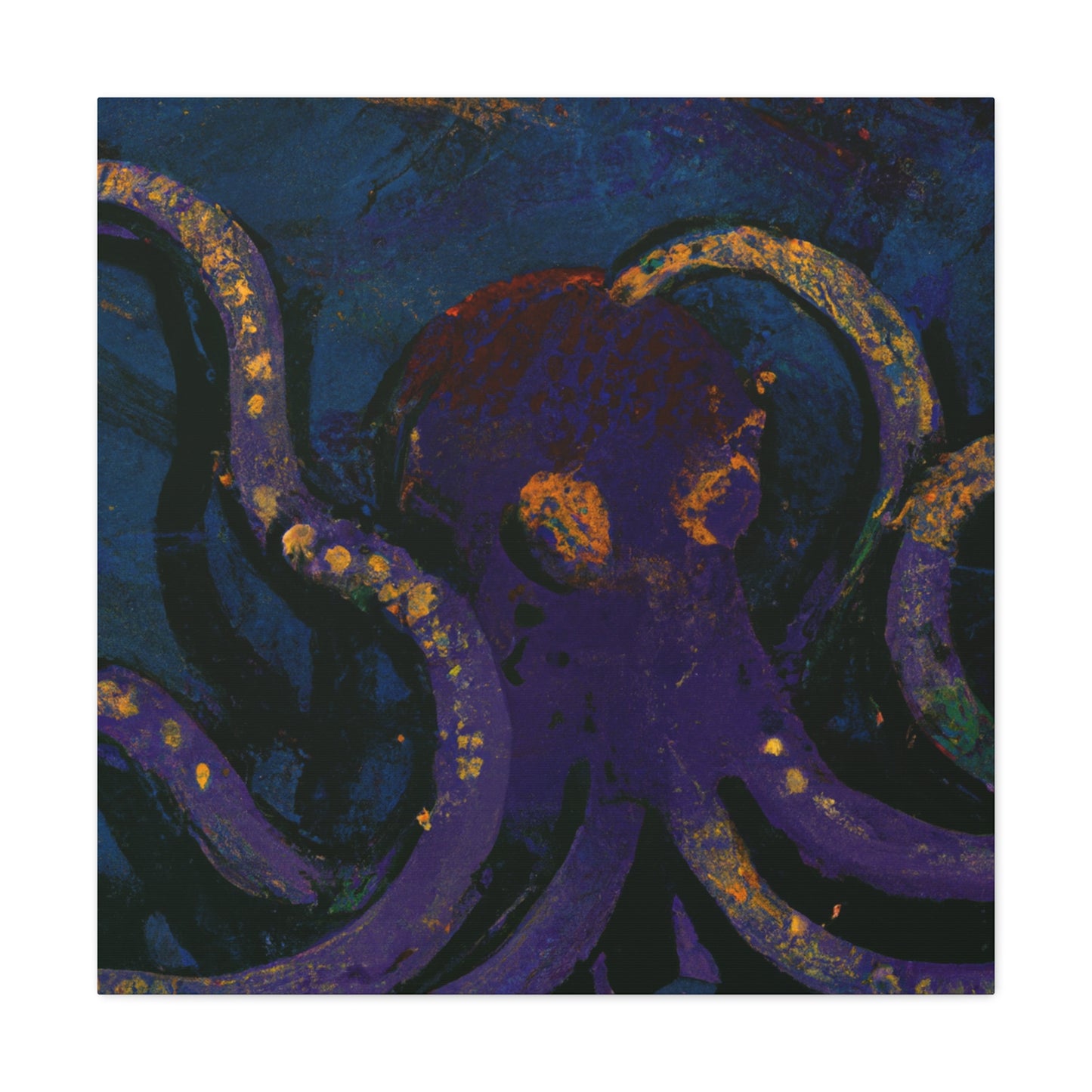 "Octopus Amongst Ruins" - Canvas