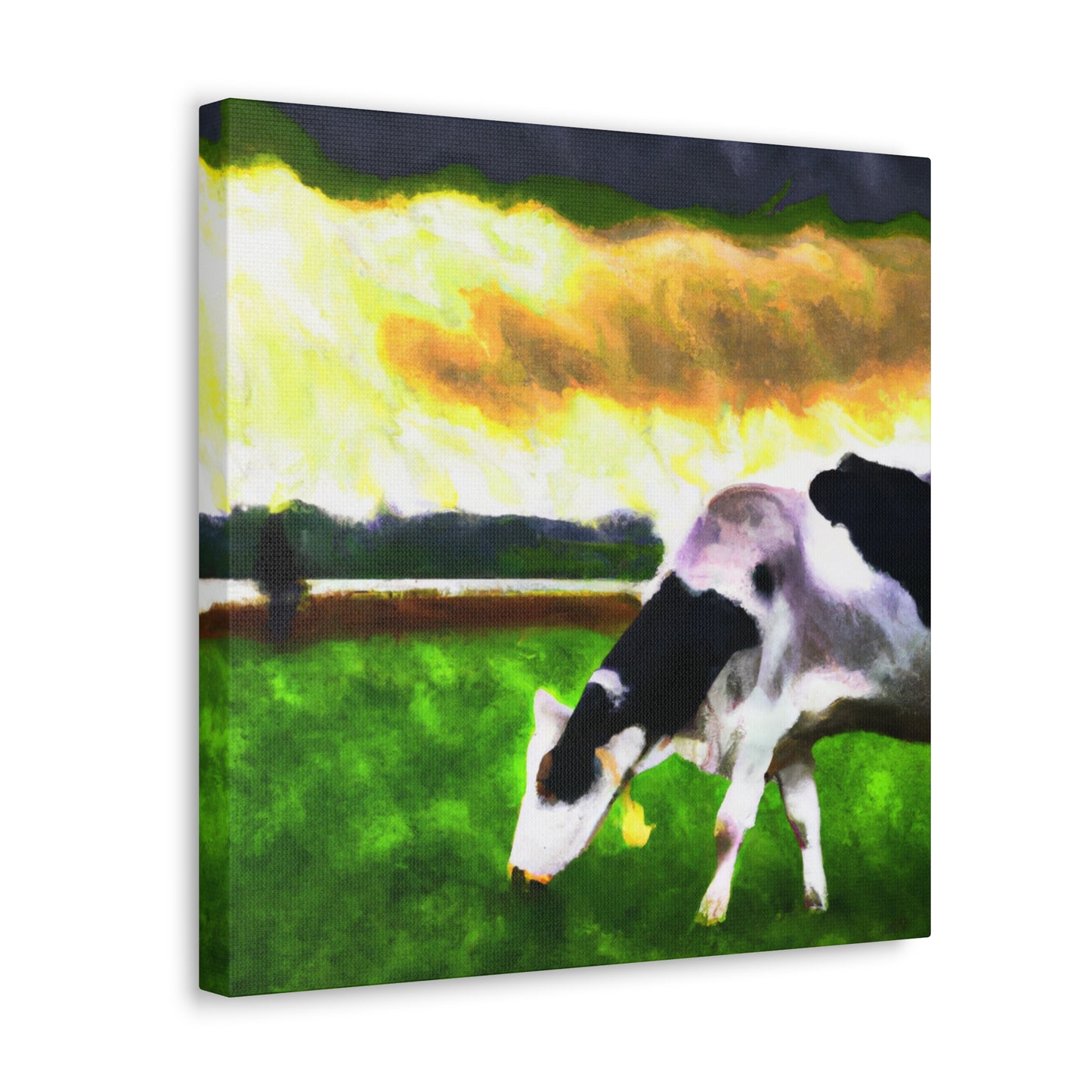 Milky Moo's Majesty - Canvas