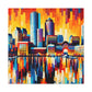 Harbor City Hues - Canvas