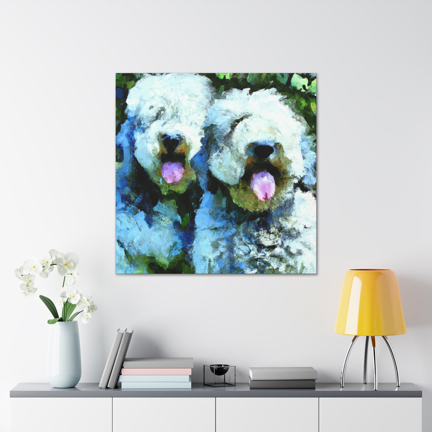 Old English Sheepdog Beauty - Canvas