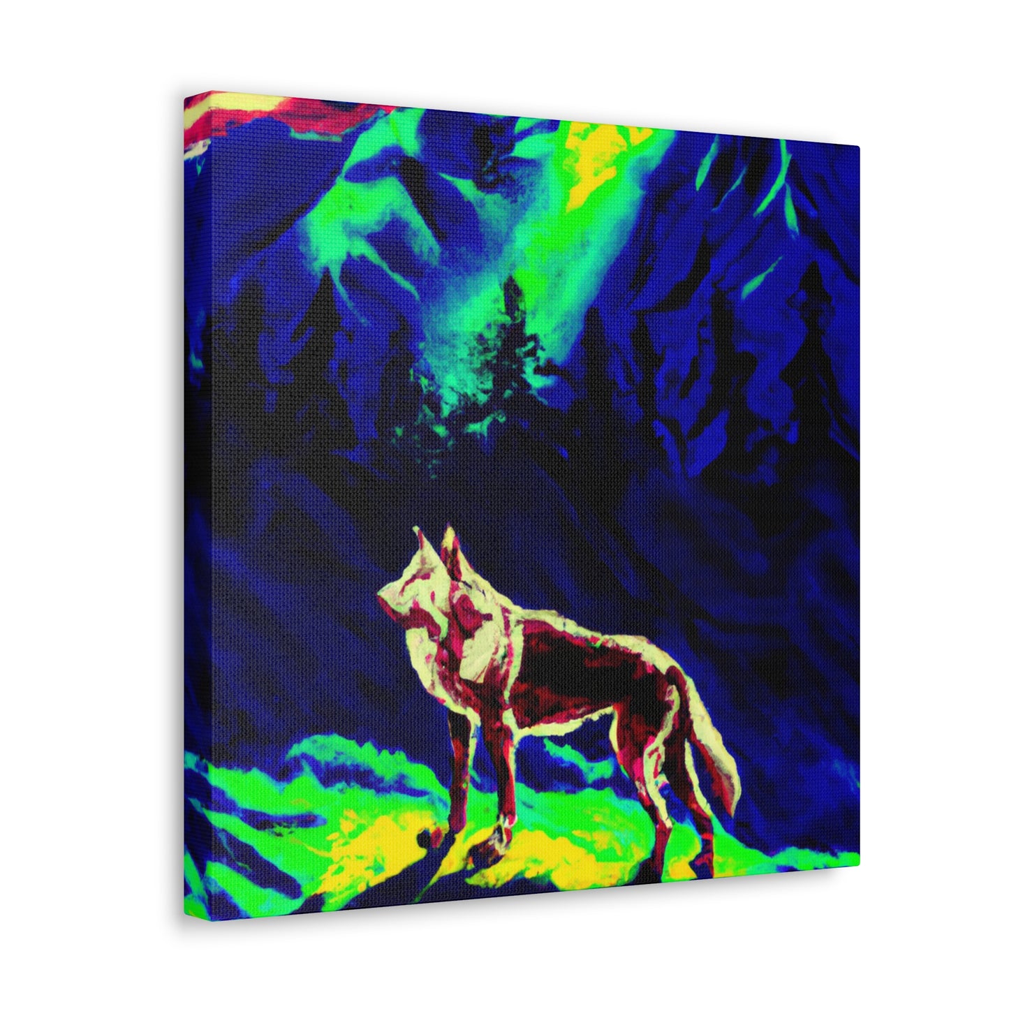 "Wolf Pop Masterpiece" - Canvas