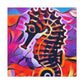 Seahorse in Impressionism - Canvas