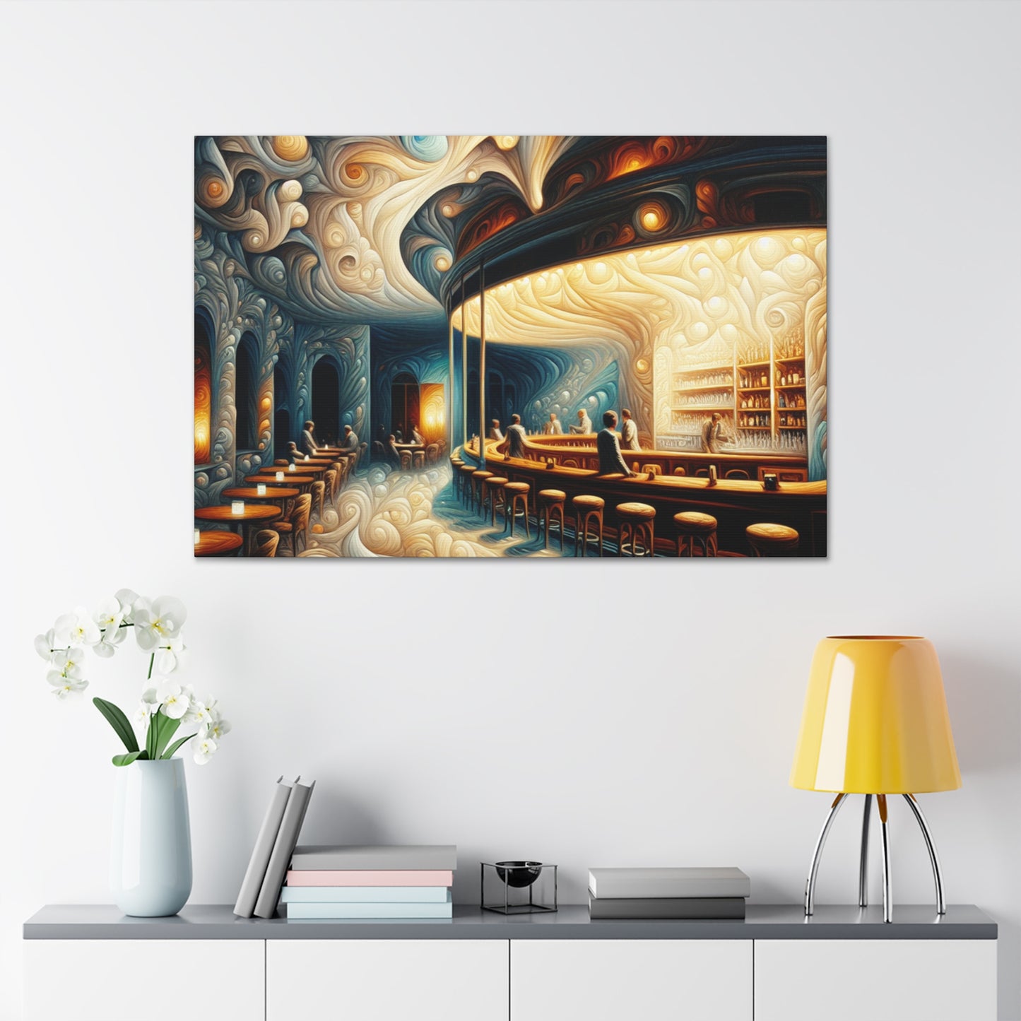 Smoky Dream Oasis - Canvas