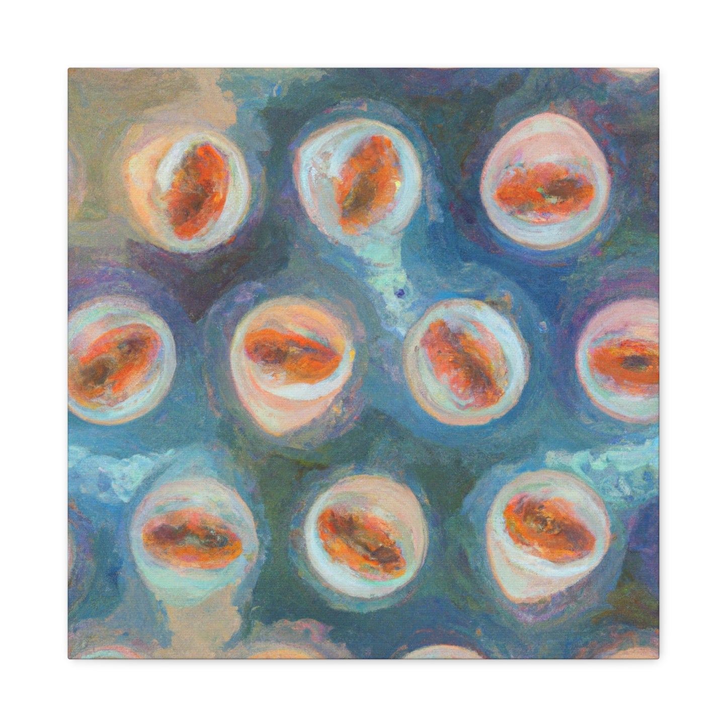 "Tea Cups in Impressionism" - Canvas