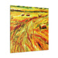 Hay Field Splendor. - Canvas