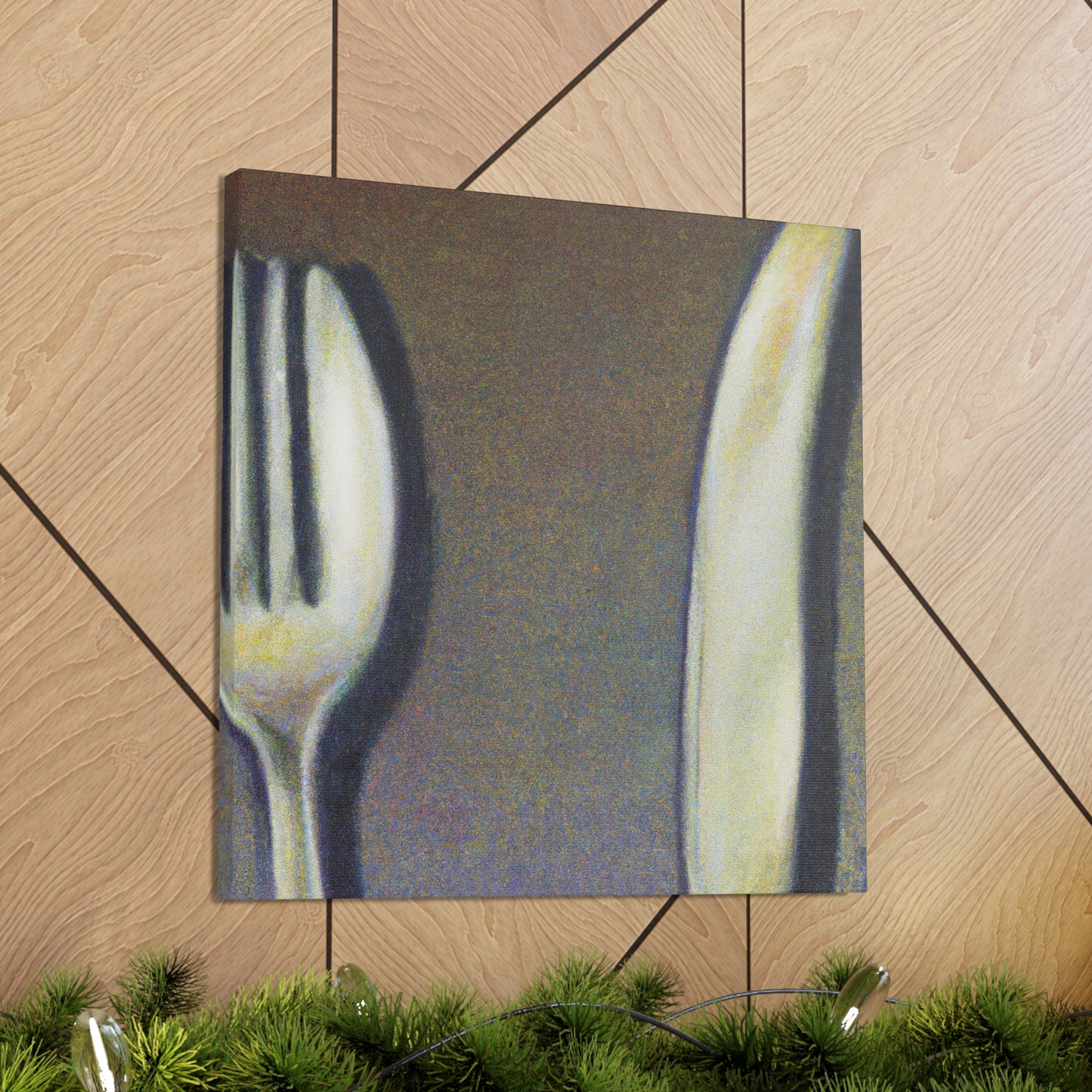 Silverware Reflections Splendor. - Canvas