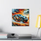 "Mystical Jeep Dreamscape" - Canvas