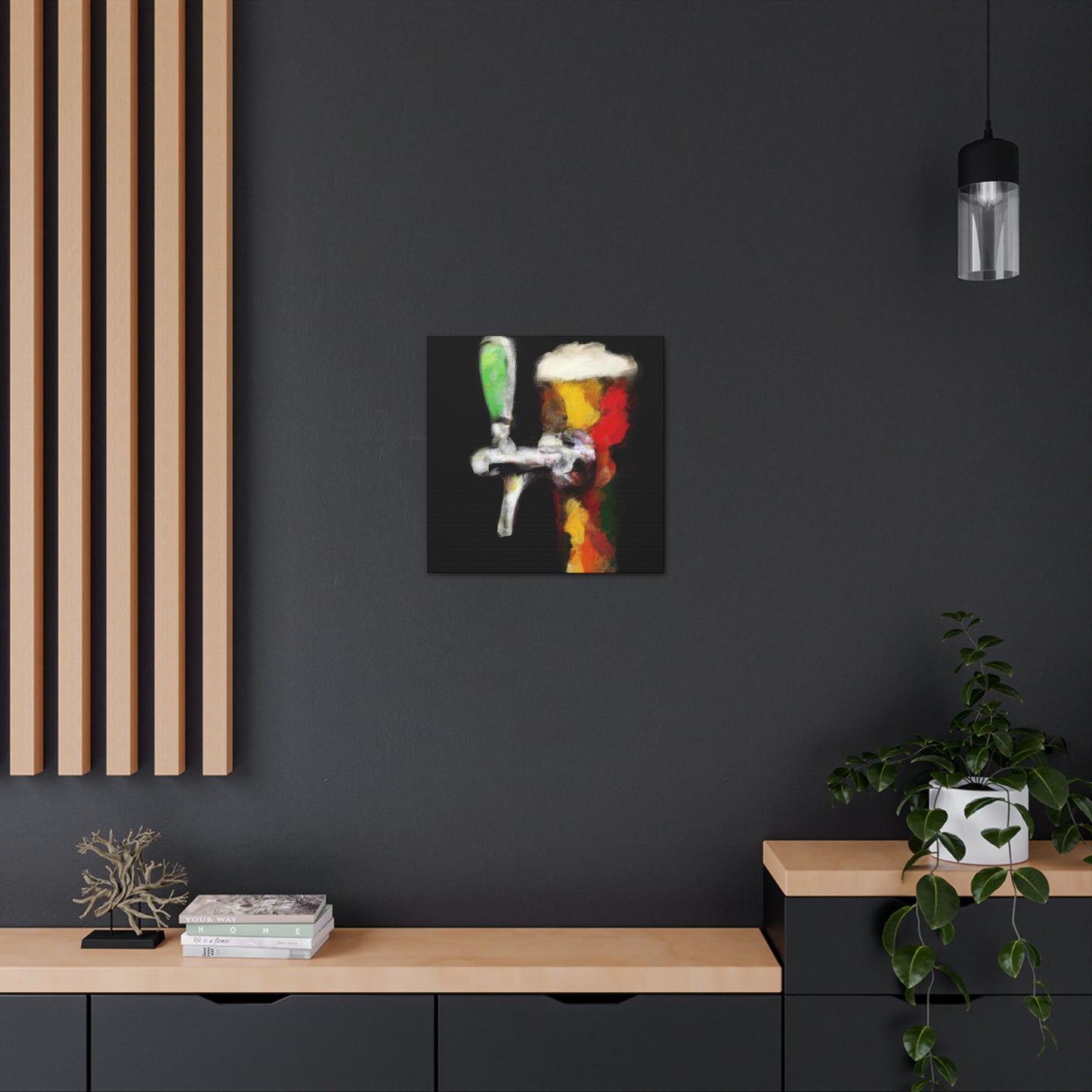 Bar Tap in Glass - Canvas