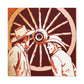 Wagon Wheel Neoclassicism - Canvas