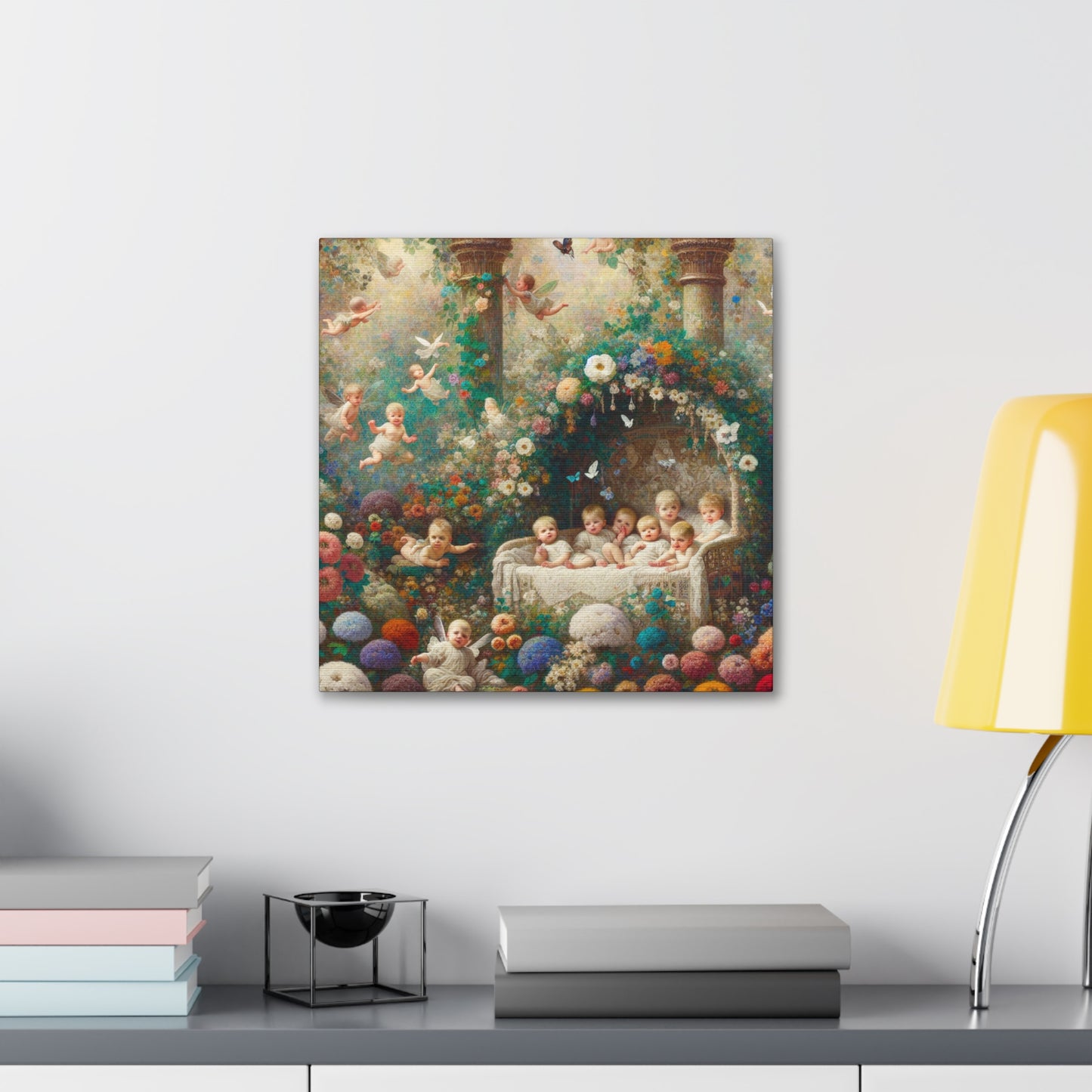 Enchanted Floral Fairyland - Canvas