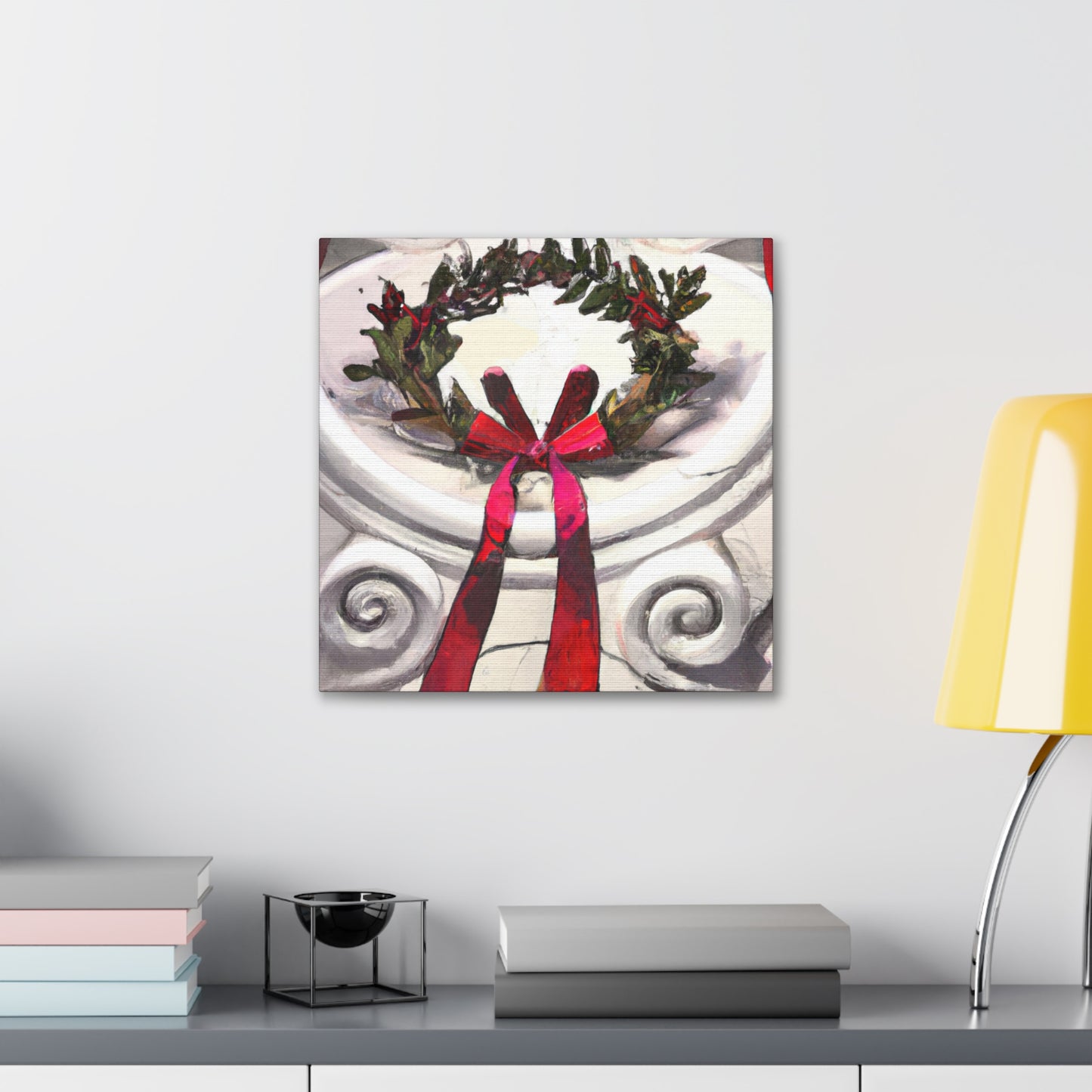 "Wreath of Abundant Joy" - Canvas